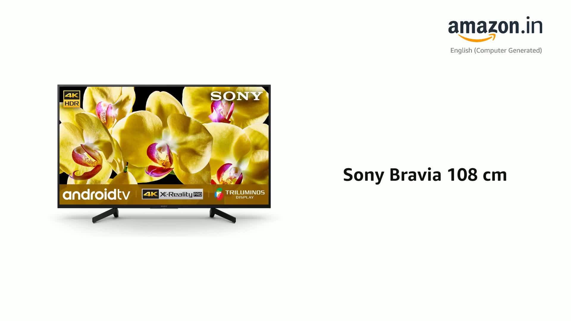 Refurbished) Sony Bravia 108 cm (43 inches) 4K Ultra HD